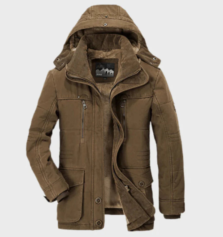 Chaqueta de Invierno para Hombres – Cálida, Impermeable y Transpirable