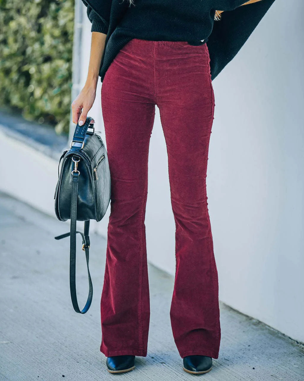 Pantalones cargo elegantes de cintura alta para mujer