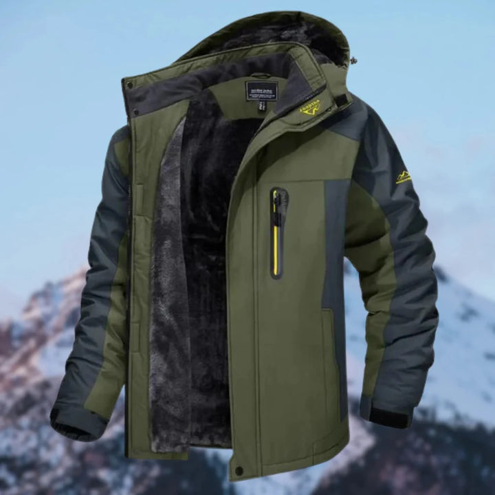 Chaqueta de Invierno para Hombres – Estilo Casual Moderno con Acabado Resistente al Agua
