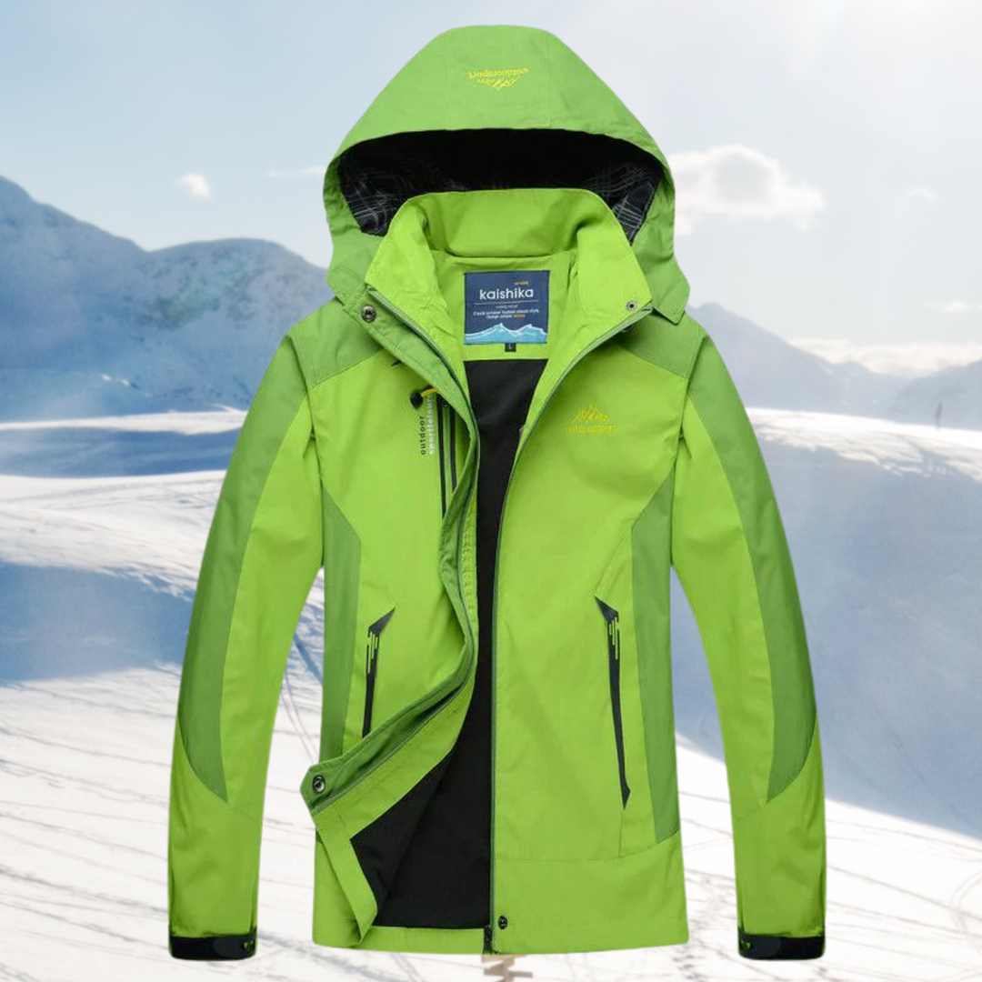 Chaqueta de exterior para mujer, resistente al viento y al agua