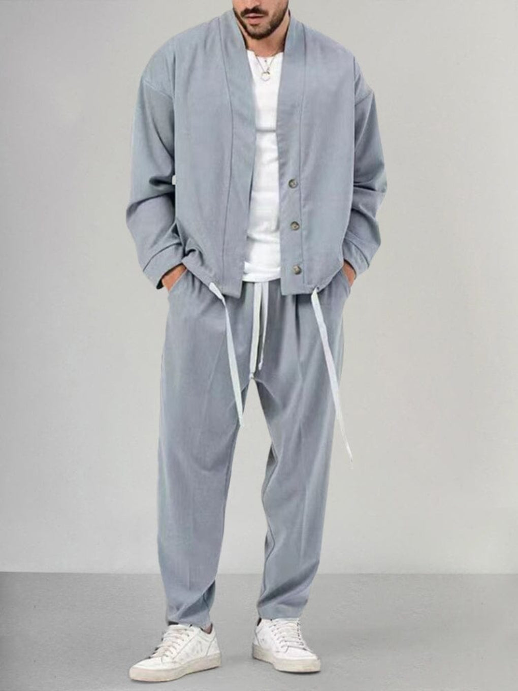 Conjunto de Lounge de 2 Piezas para Hombres