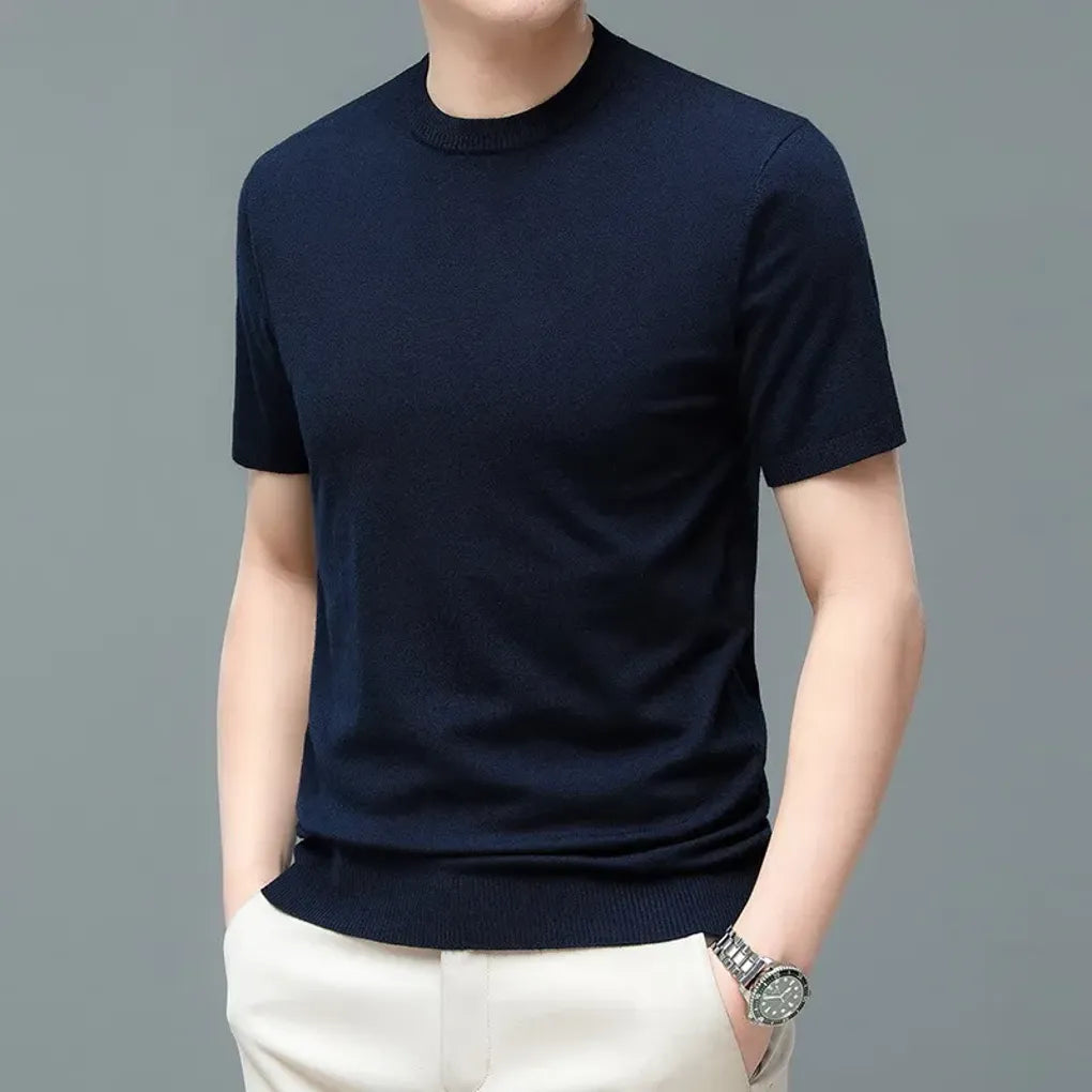 Camiseta de Cuello Redondo para Hombre – Básicos Elevados para Uso Diario