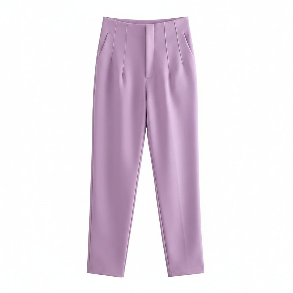 Pantalones de vestir sin arrugas para mujer