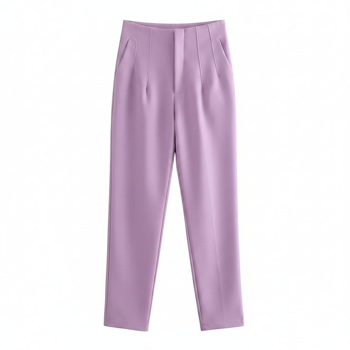 Pantalones de vestir sin arrugas para mujer
