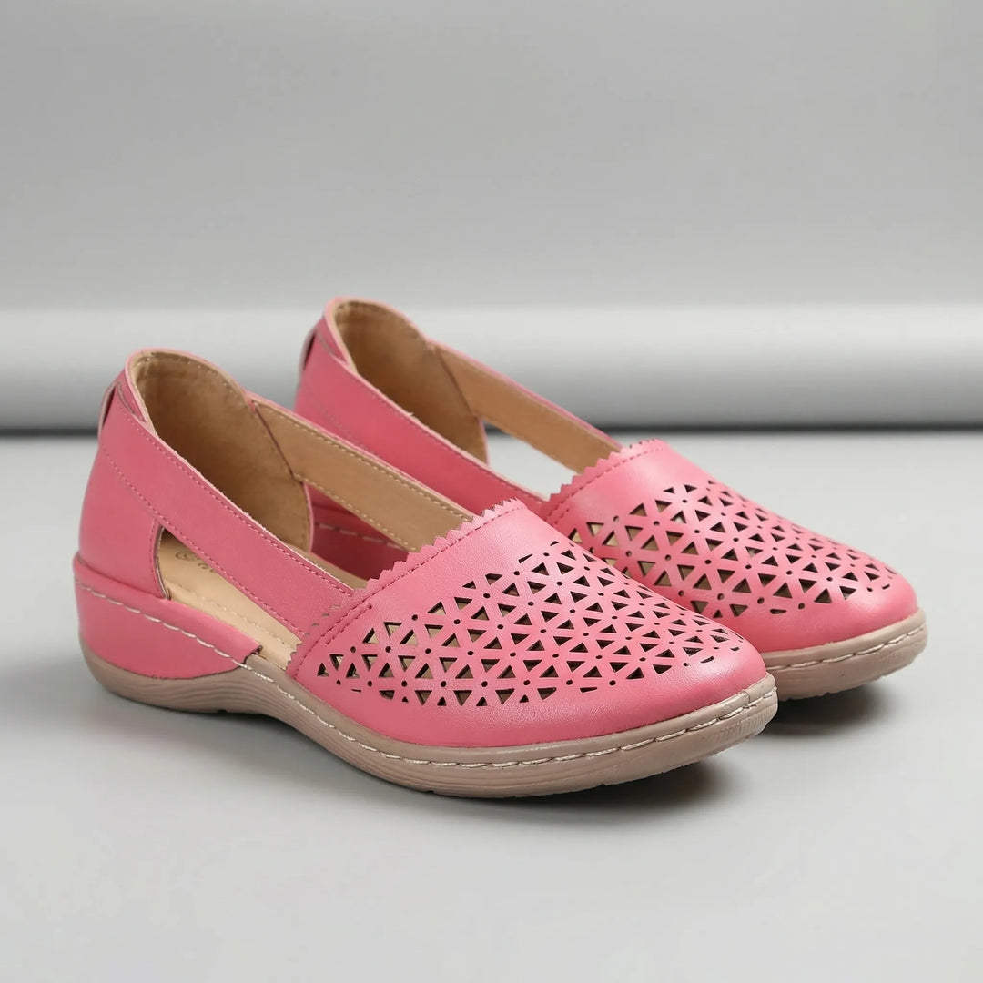 Sandrift - Sandalias de cuña sin cordones para mujer
