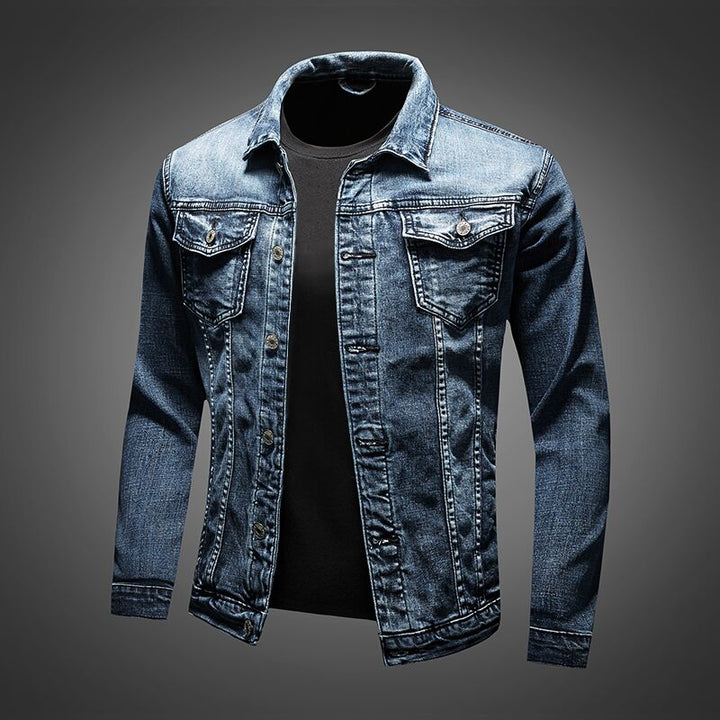 Actitud Biker - Chaqueta de Denim para Hombres