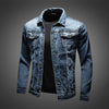 Actitud Biker - Chaqueta de Denim para Hombres