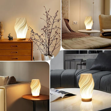 Lámpara de Mesa LED con Vortex