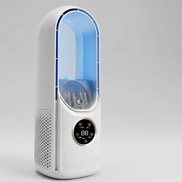 Silqool - Enfriador de aire personal de sobremesa sin aspas