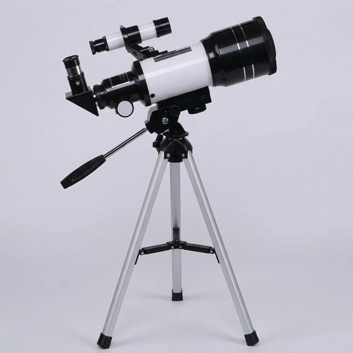 Telescopio refractor Skyvalon de 70 mm con trípode.