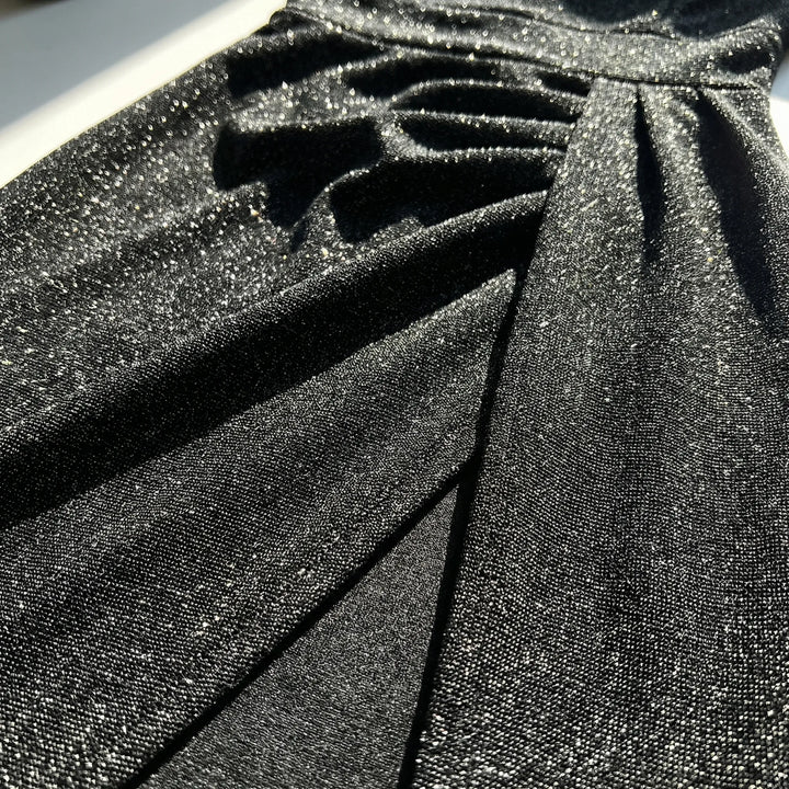 Slantrix - Vestido midi ajustado con hombros descubiertos