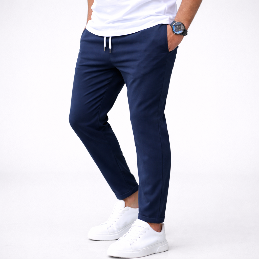 Pantalones Elásticos Modernos para Hombres