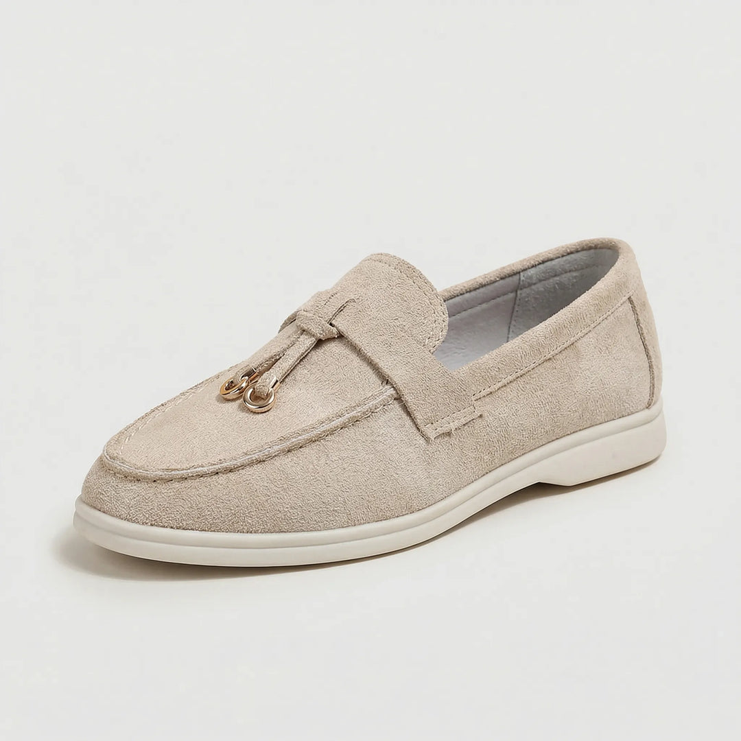 Slipova - Mocasines de mujer de tacón bajo sin cordones