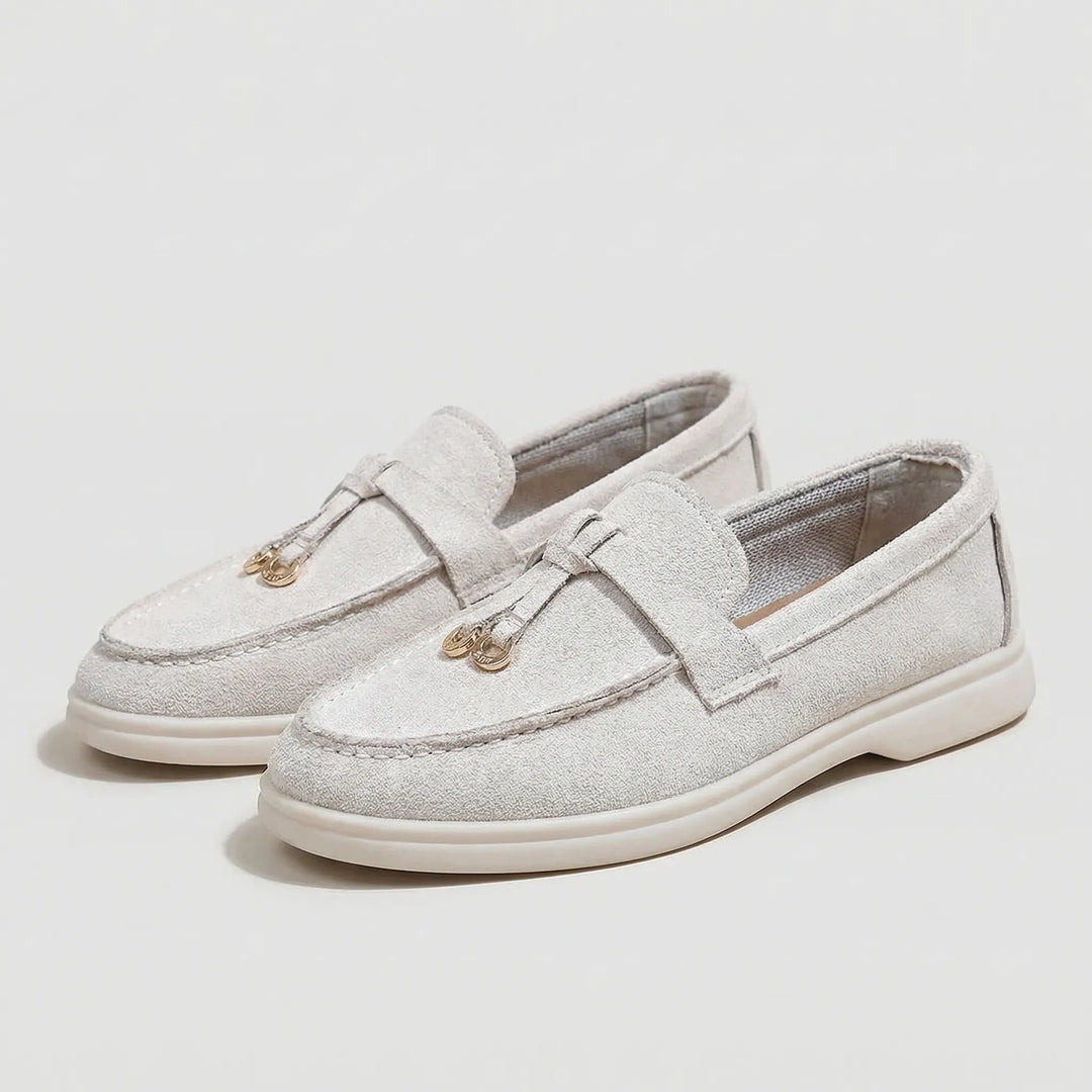 Slipova - Mocasines de mujer de tacón bajo sin cordones