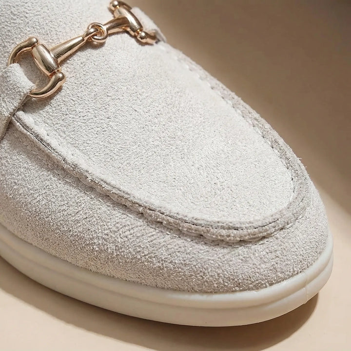 Slipova - Mocasines de mujer de tacón bajo sin cordones
