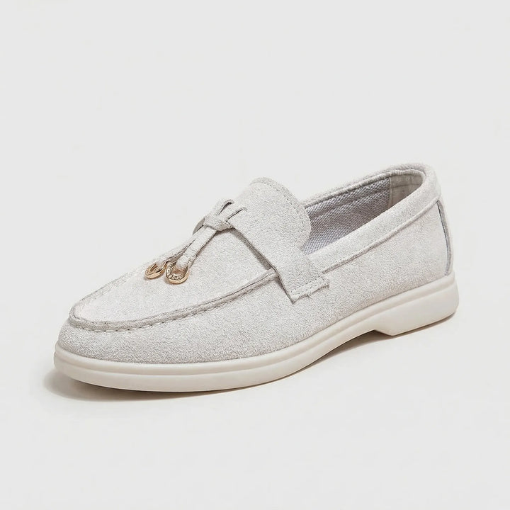 Slipova - Mocasines de mujer de tacón bajo sin cordones