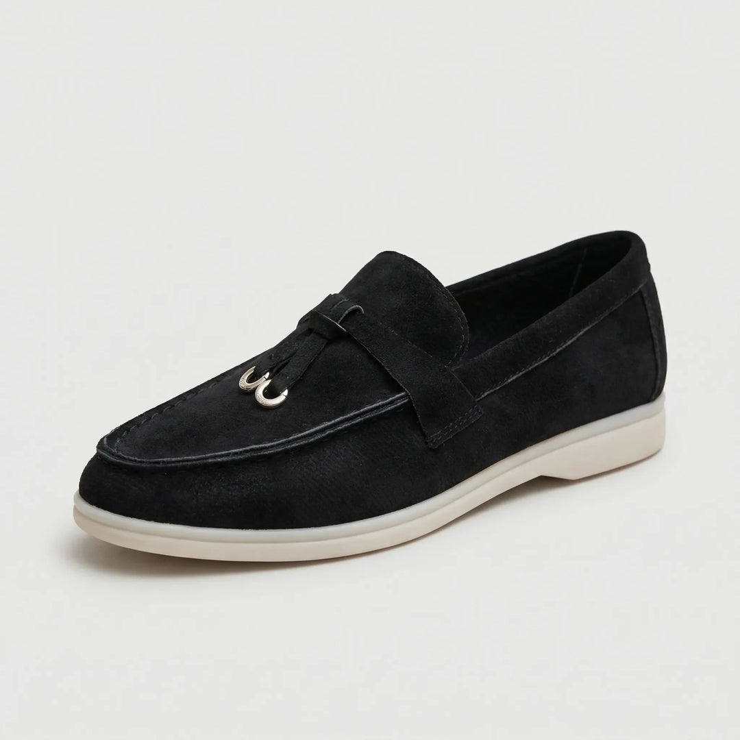 Slipova - Mocasines de mujer de tacón bajo sin cordones