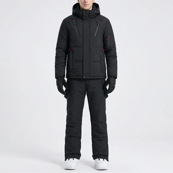 Slopexo - Traje de esquí de dos piezas para hombre con aislamiento térmico