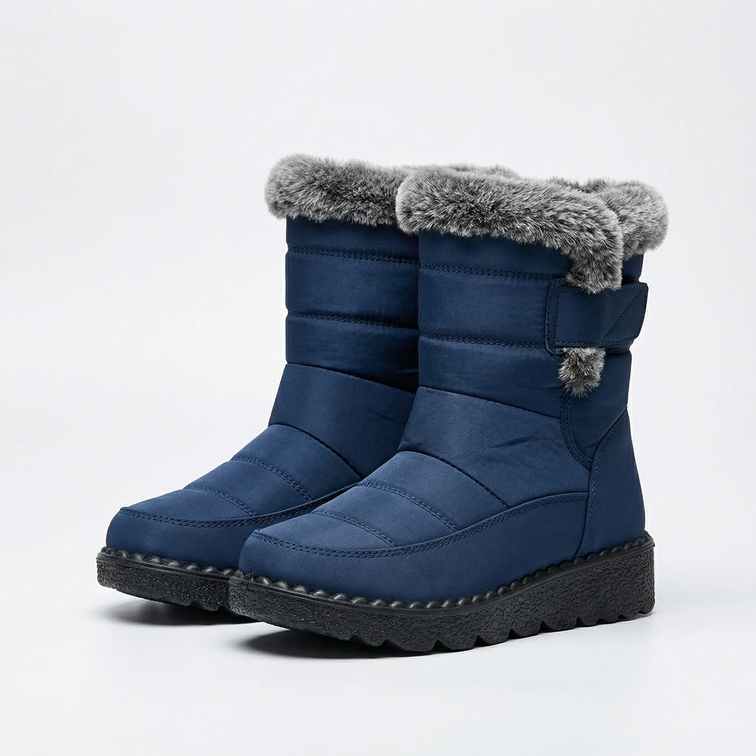Snowvelle - Bota de invierno aislante de media caña