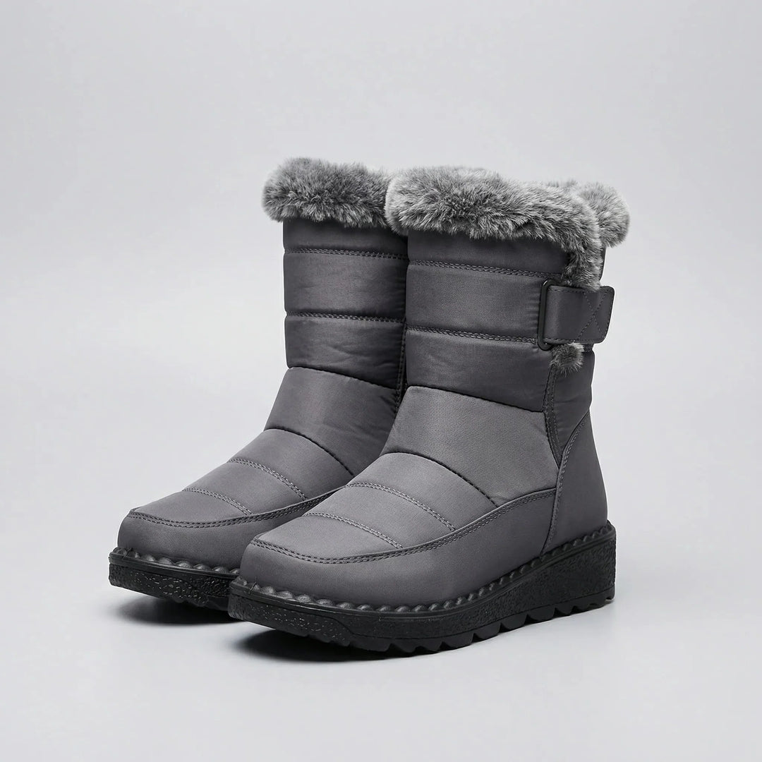 Snowvelle - Bota de invierno aislante de media caña