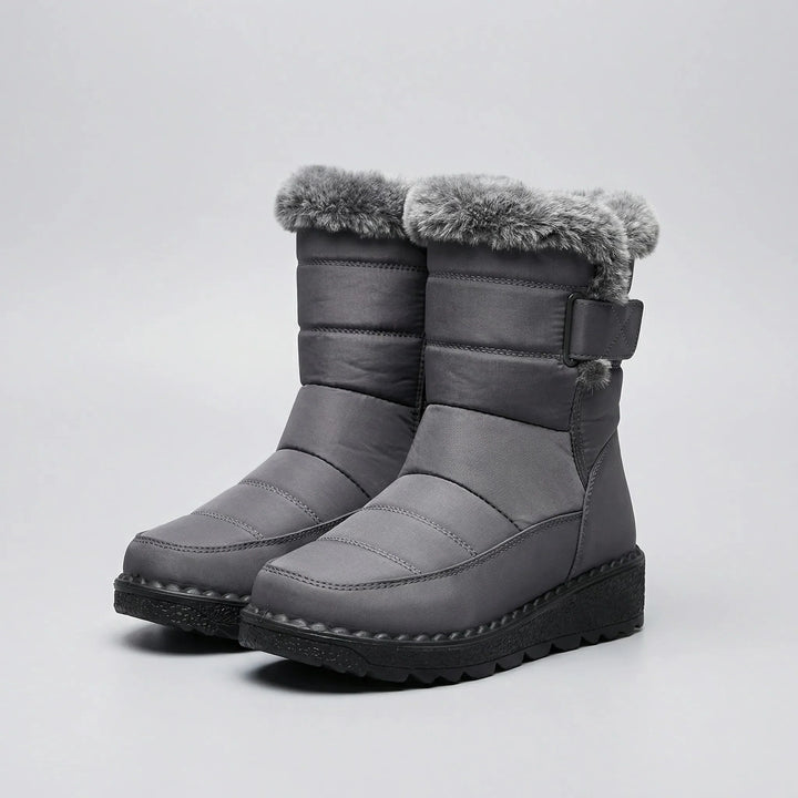 Snowvelle - Bota de invierno aislante de media caña