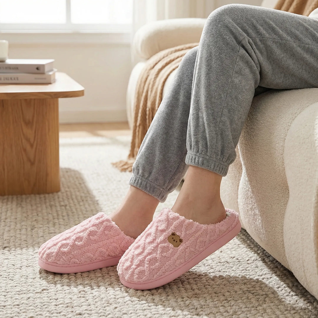 Snugglow - Pantuflas de interior suaves y cómodas