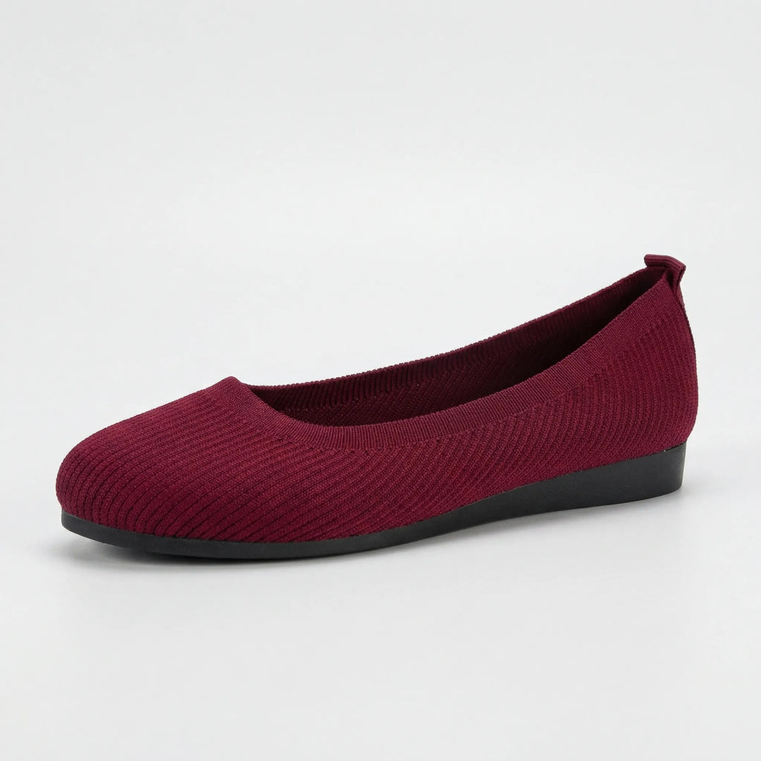 Softiva - Bailarinas de punto sin cordones