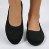 Zapato Bailarina de Punto Sin Cierre para Mujeres