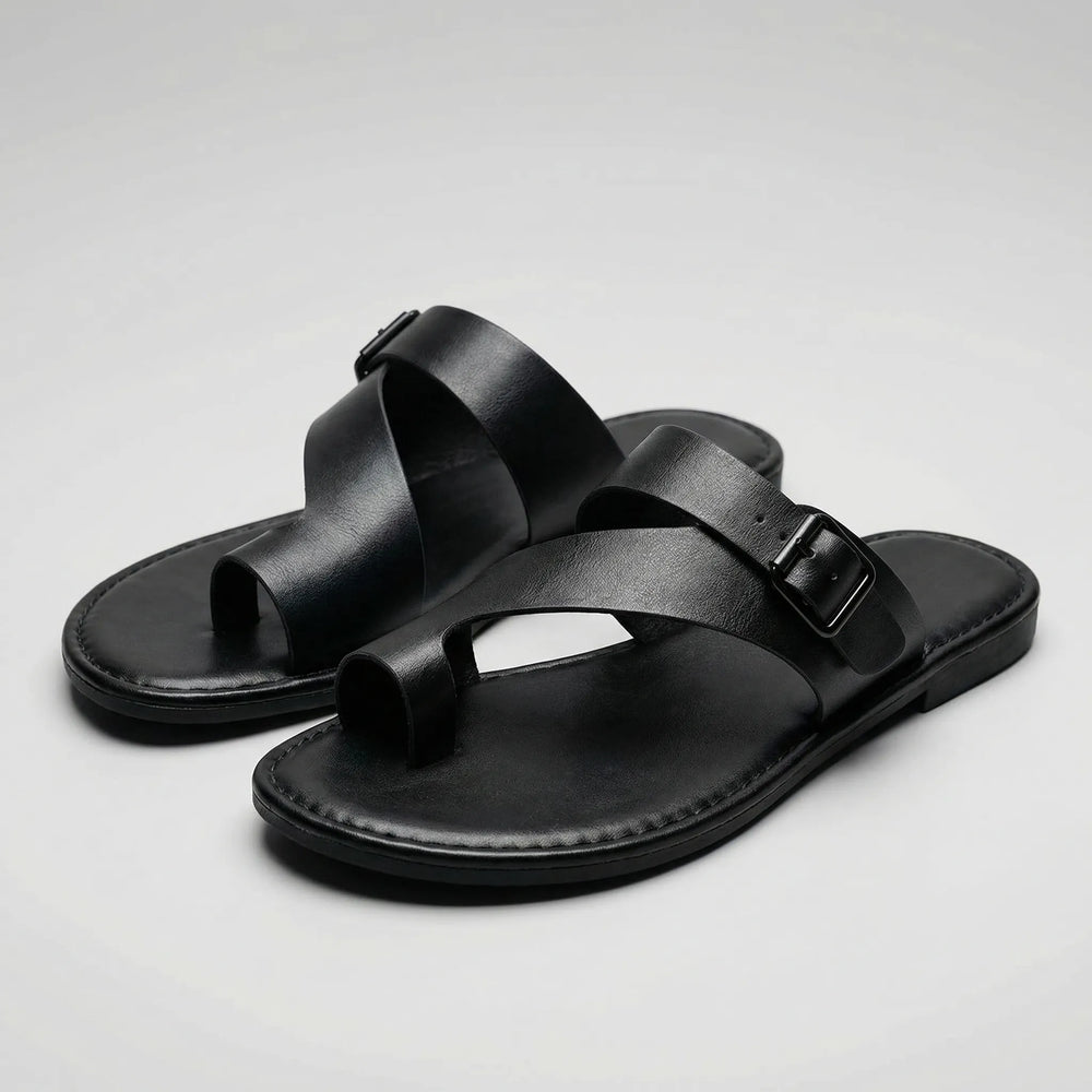 Soletta - Sandalia sin cordones con punta abierta y hebilla