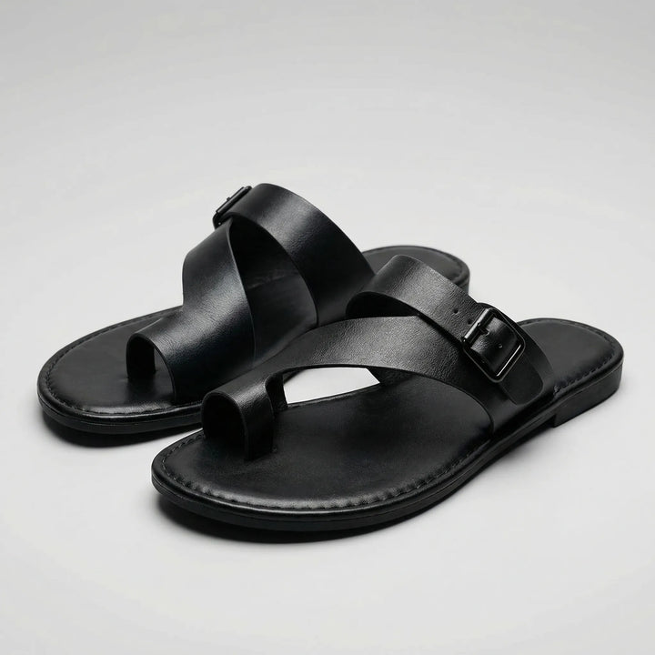 Soletta - Sandalia sin cordones con punta abierta y hebilla