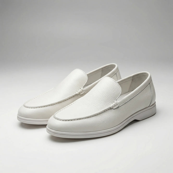 Solvane - Mocasín clásico sin cordones para hombre