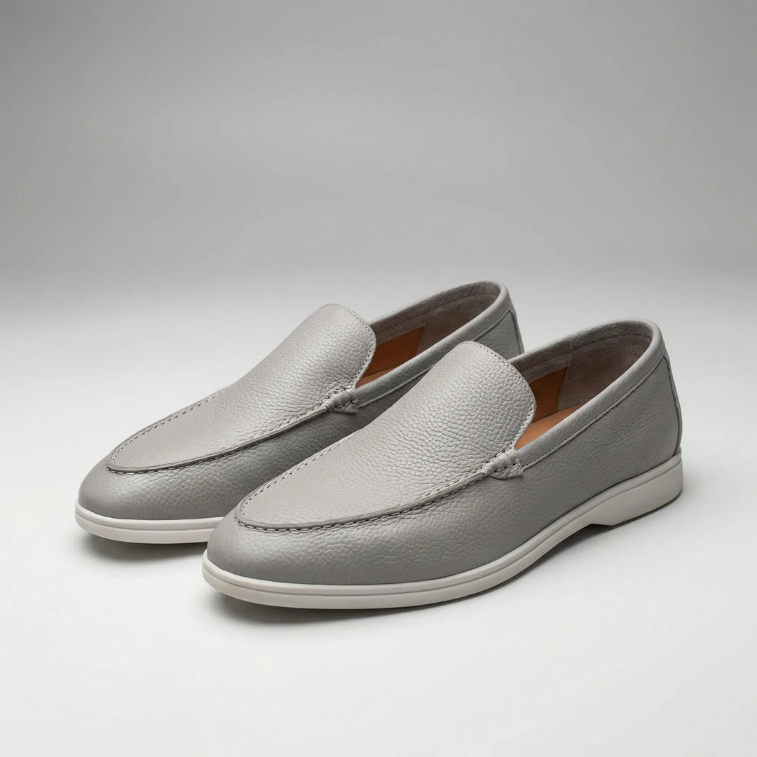 Solvane - Mocasín clásico sin cordones para hombre