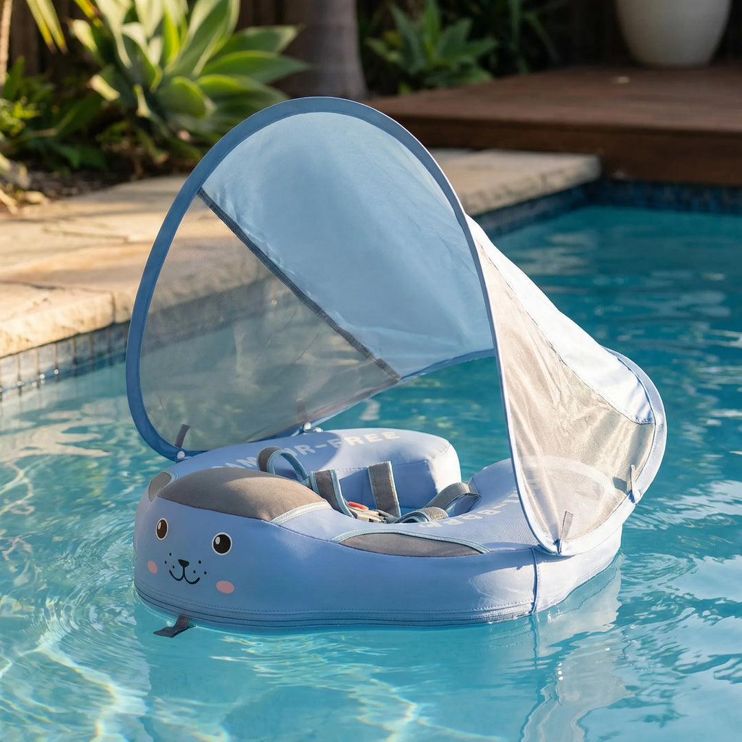Splashlet - Flotador para bebés con toldo parasol