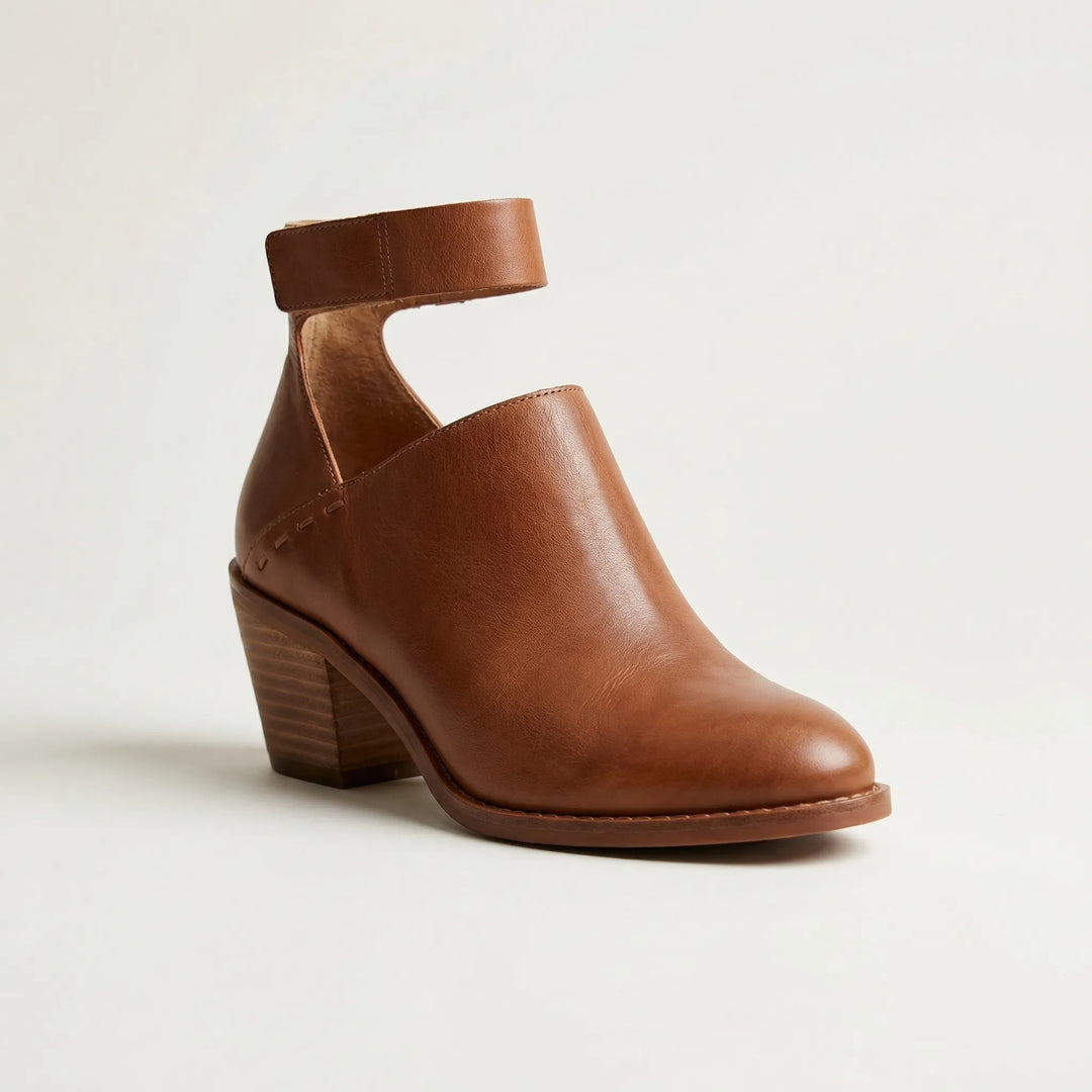Staccara - Botines de tacón ancho para mujer
