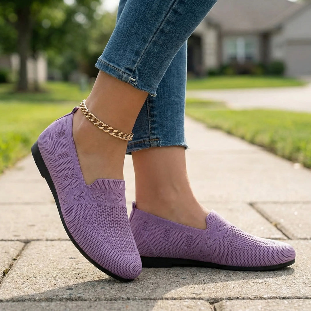 Stepflow - Mocasín plano ortopédico sin cordones
