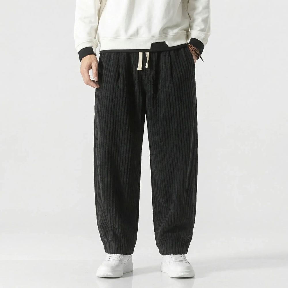 Straivex - Pantalones casuales de pierna recta y corte holgado