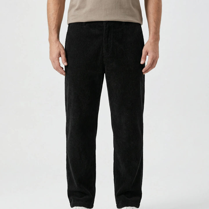 Straivex - Pantalones casuales de pierna recta y corte holgado