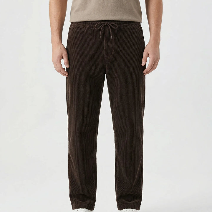 Straivex - Pantalones casuales de pierna recta y corte holgado
