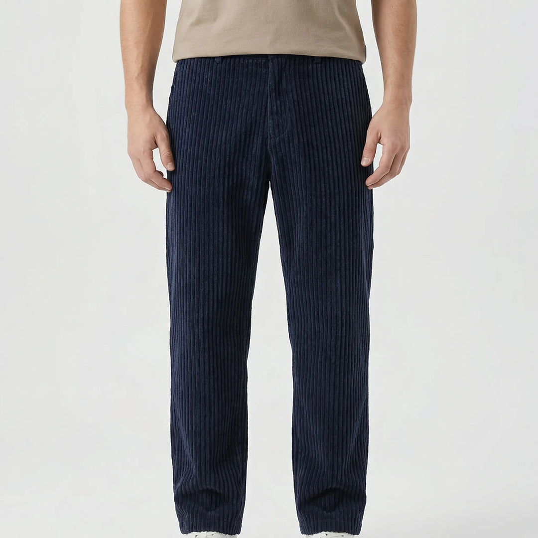 Straivex - Pantalones casuales de pierna recta y corte holgado