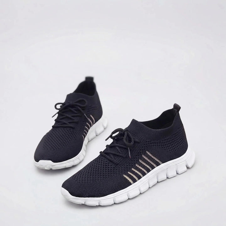 Stridella - Zapatillas ortopédicas con cordones para mujer