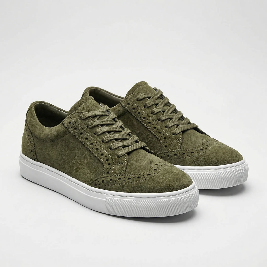 Strivelle - Zapatillas deportivas de mujer con plataforma y cordones