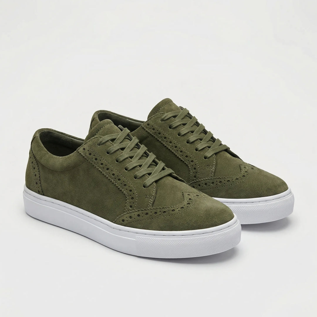 Strivelle - Zapatillas deportivas de mujer con plataforma y cordones