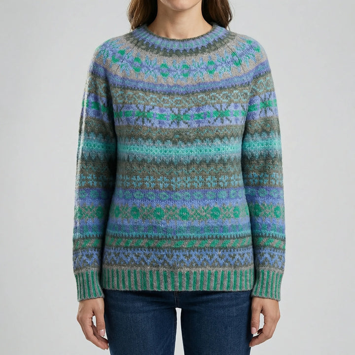 Strovina - Jersey de punto con estampado y corte relajado