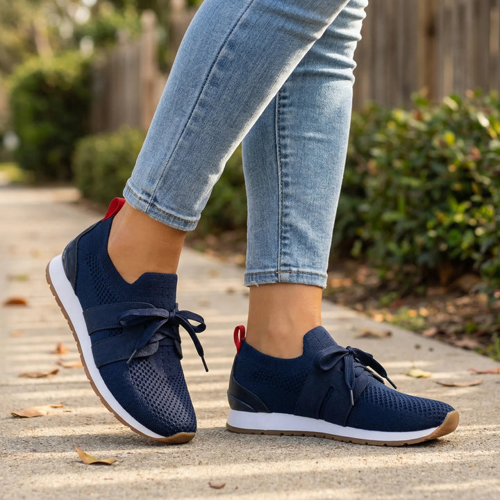 Strydelle - Zapatillas deportivas casuales con cordones para mujer