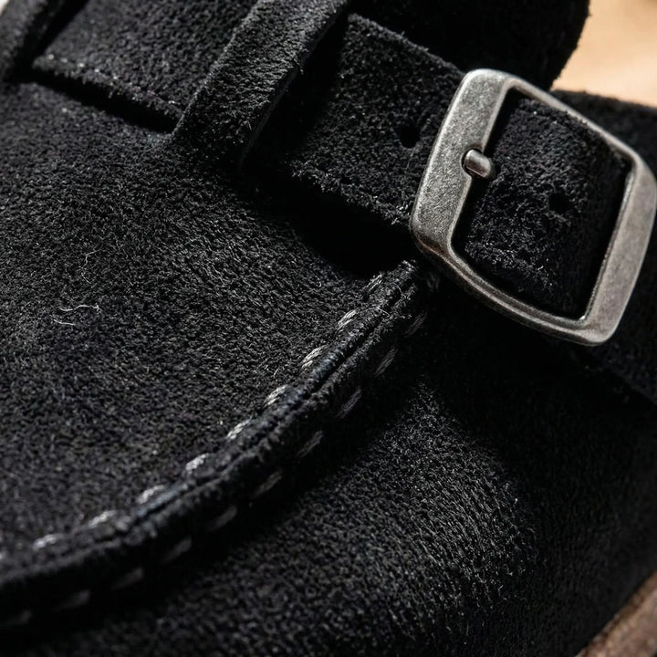Suedique - Mocasín plano retro sin cordones