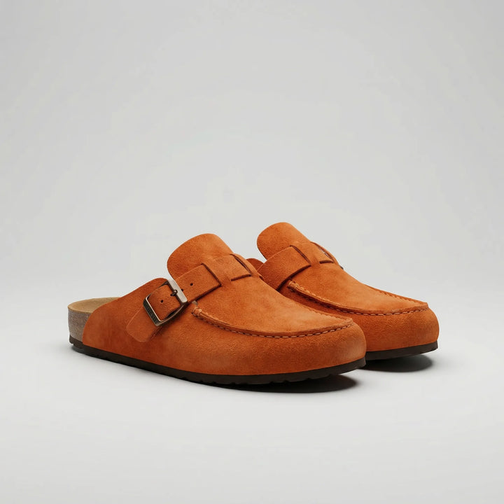 Suedique - Mocasín plano retro sin cordones