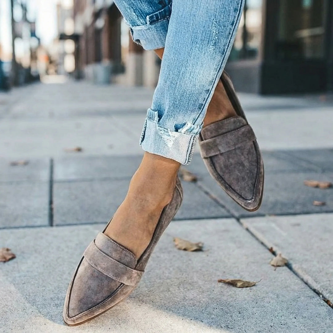 Suvella - Mocasín sin cordones con punta