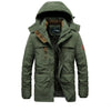 Abrigo de Invierno Elegante con Capucha para Hombres