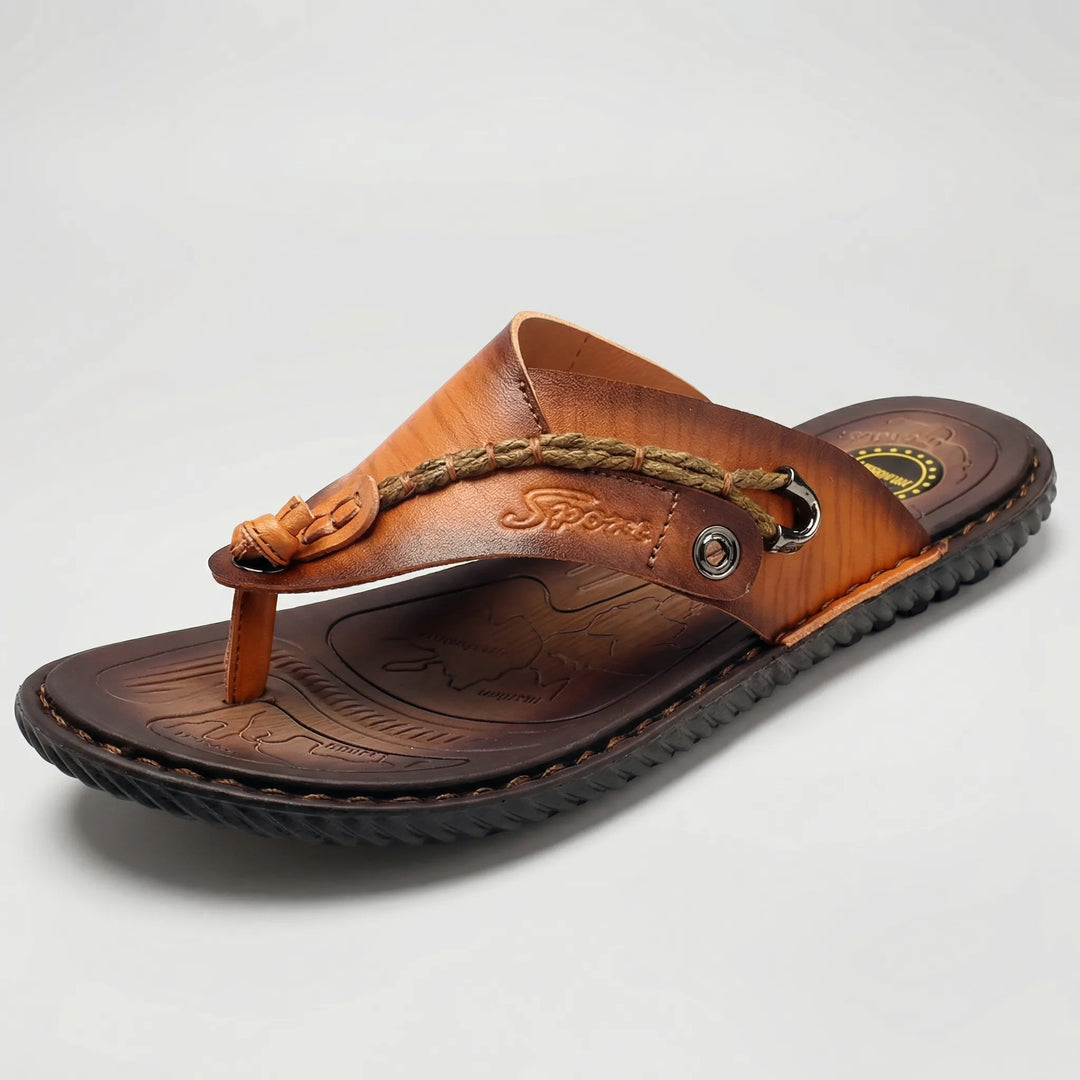 Chanclas Thonvex con tira en el dedo del pie y plantilla acolchada