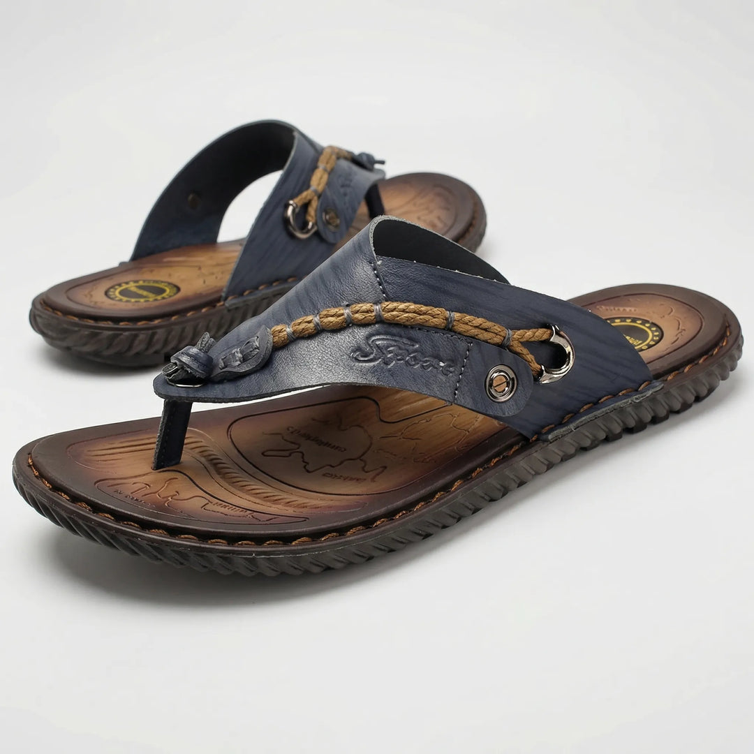 Chanclas Thonvex con tira en el dedo del pie y plantilla acolchada